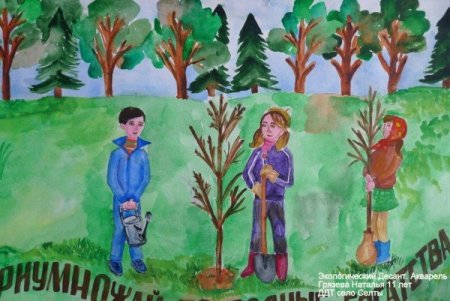 Рисунок на тему экологический десант