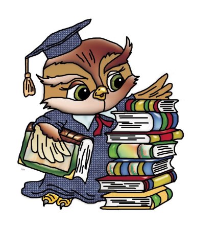 Сова с книжкой