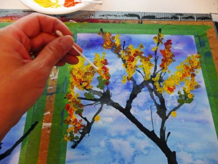 «Осенние листья» Отпечатки листьев