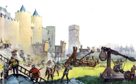 Конструкция крепостной стены