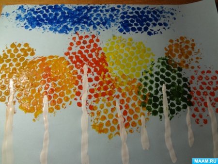 Нетрадиционное рисование осень