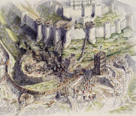 Крепость карандашом