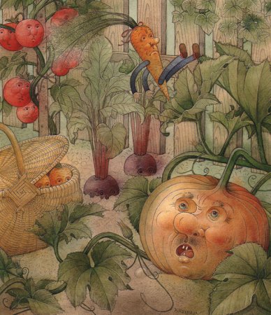 Рисование подготовительная группа урожай