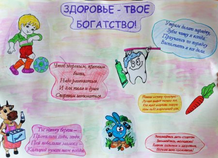 Стенгазета здоровый образ жизни