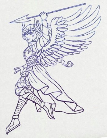 Валькирия рисунок