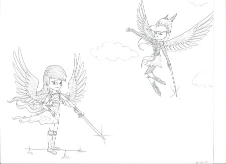 Полет валькирий рисунок