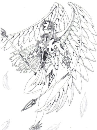 Валькирия рисунок