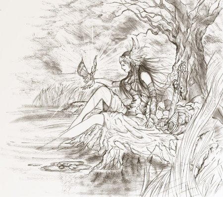 Арты карандашом мифология