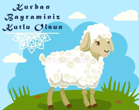 Рисунок Курбан байрам для детей