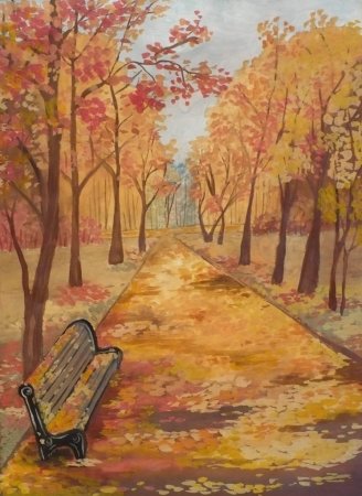 Золотая осень рисунок