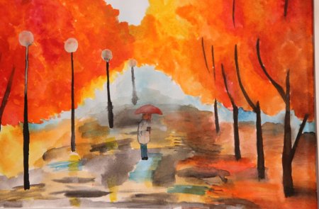 Детские картины осень