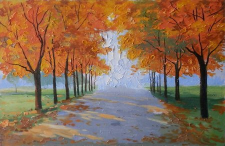 Осенний парк изо