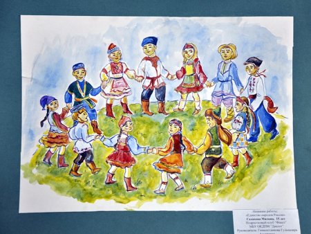 Многонациональная Кубань рисунки