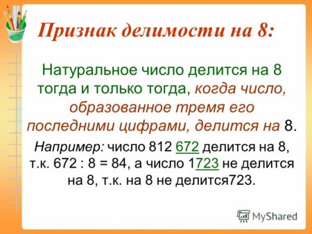 Проект по математике 6 класс признаки делимости натуральных чисел