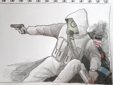 Сталкер для срисовки