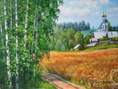 Художник Самарская Елена моя Россия-Святая Русь