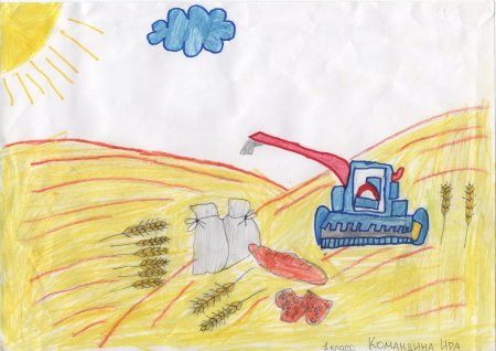 Рисование на тему хлеб