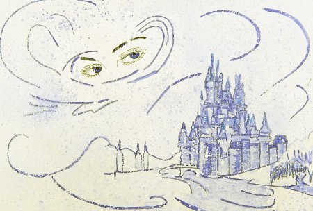 Рисунок на тему Снежная сказка