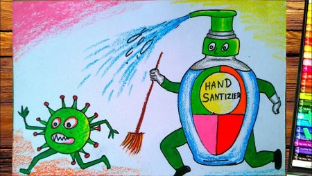 Рисунок на тему против вируса