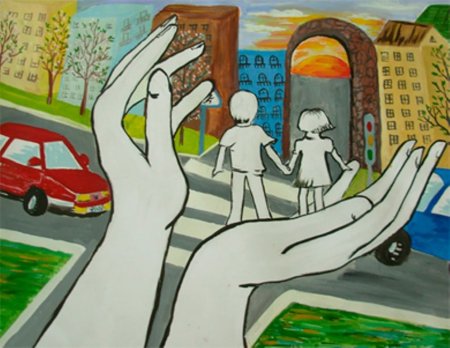 Рисунок на тему ДТП