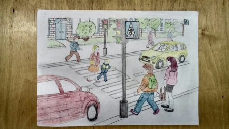 Рисунок на тему ДТП