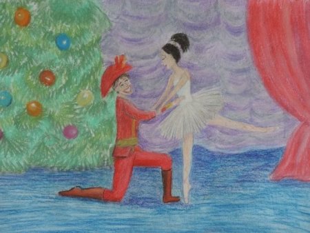 Иллюстрации к балету Щелкунчик Чайковского для детей