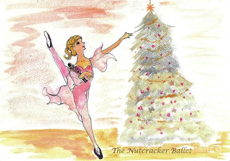 Рисунок к балету Щелкунчик