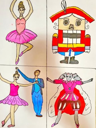 Раскраска балет