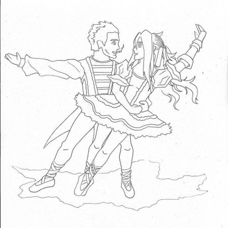 Иллюстрация по балету Щелкунчик рисунок