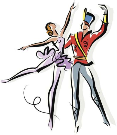 Разукрашка балет Щелкунчик