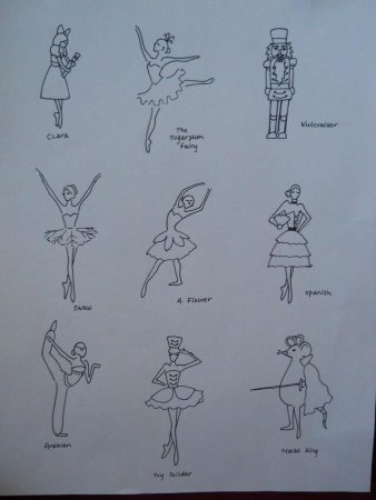 Иллюстрация к балету Щелкунчик Чайковского