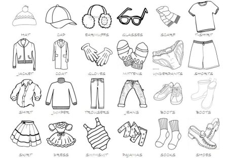 Осенняя одежда рисование в подготовительной группе