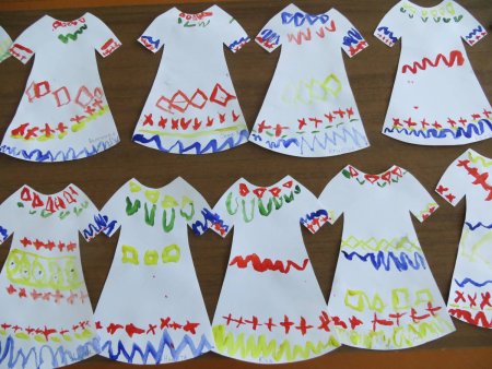 Раскраска одежда