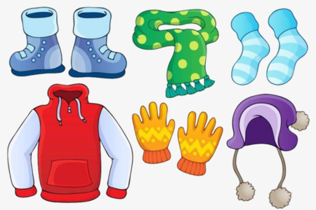 Раскраска одежда