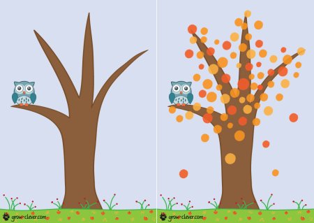 Рисование листопад