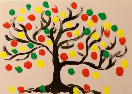 Аппликация дерево