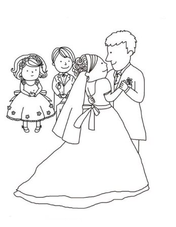 Свадебный обряд раскраска