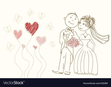 Рисуем карандашом Свадебные плакаты