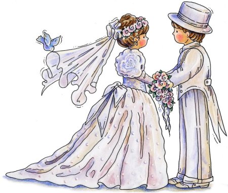 Свадьба рисунок