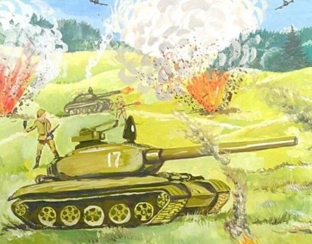 Рисунки на военную тему