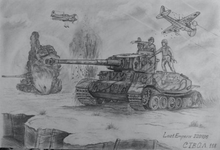 Война рисунок карандашом
