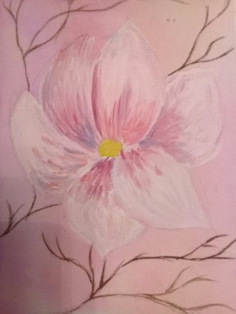 Рисунки на свободную тему цветы легкие