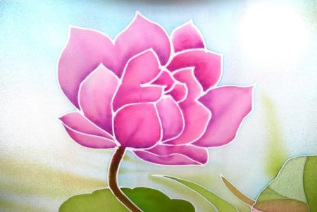 Батик цветы для начинающих