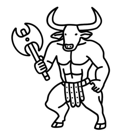 Персей Бог древней Греции рисунок