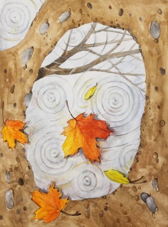 Рисунок на тему осень