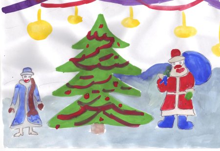 Новогодние рисунки