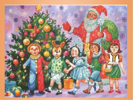 Рисование новогодний праздник в детском саду