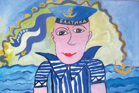 Рисование моряк