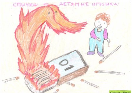 Спички детям не игрушка рисунки для детей