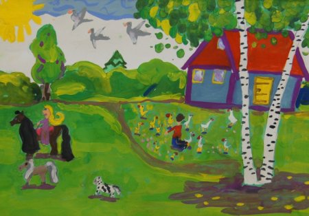 Рисунок на тему Россия